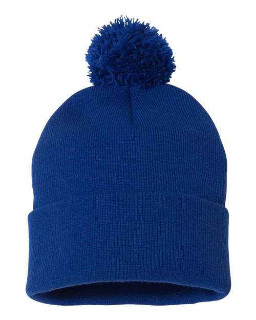 Sportsman - Tuque à pompon et revers 12" - SP15