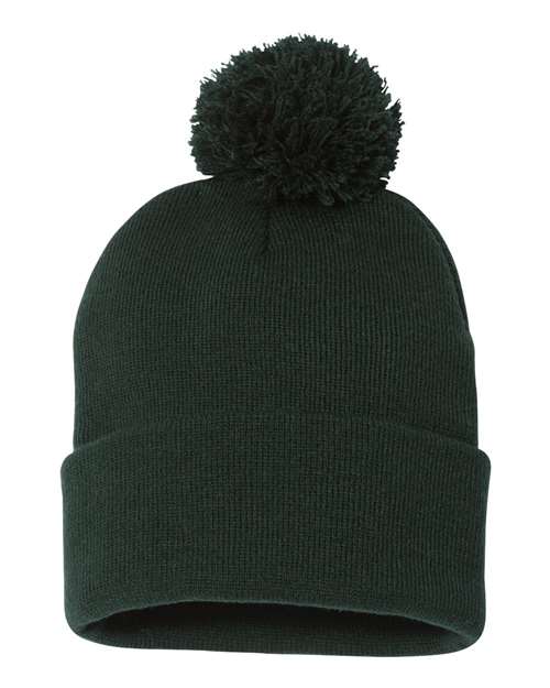 Sportsman - Tuque à pompon et revers 12" - SP15