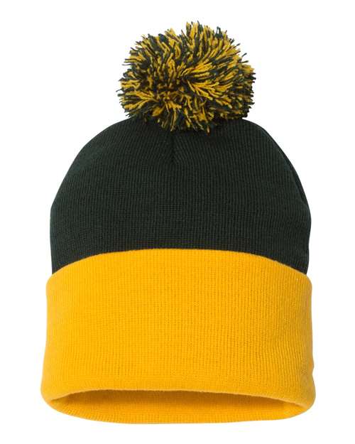 Sportsman - Tuque à pompon et revers 12" - SP15