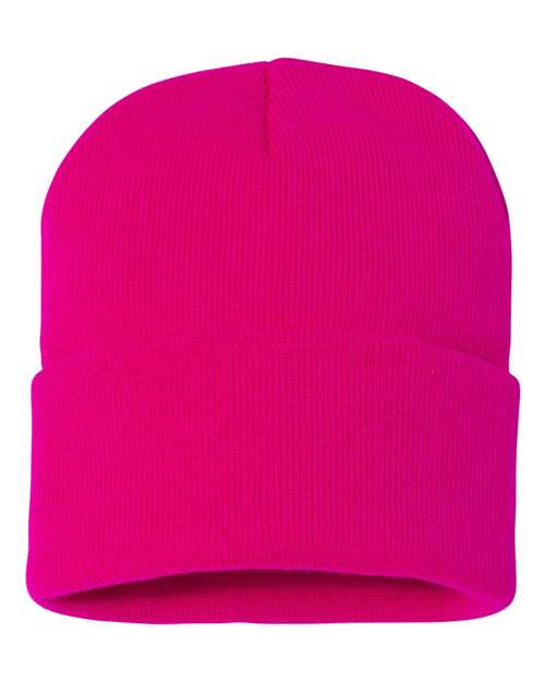 Sportsman - 12" Solid Cuffed Beanie - SP12