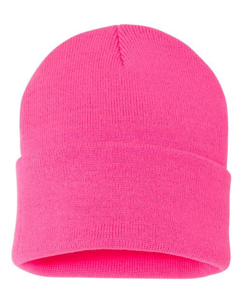 Sportsman - 12" Solid Cuffed Beanie - SP12