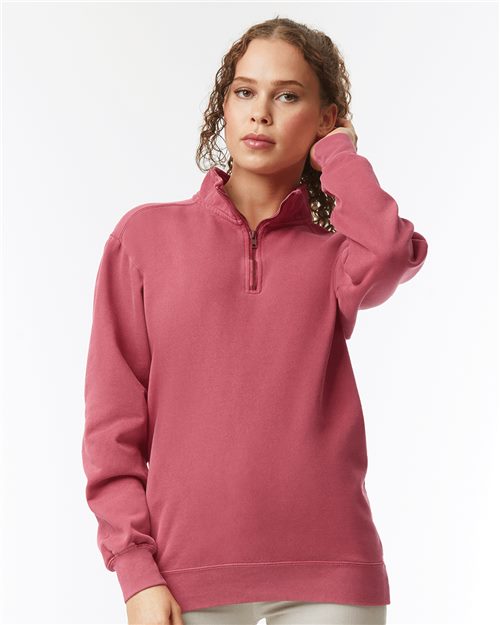 Comfort Colors - Garment-Dyed Quarter Zip Sweatshirt - 1580