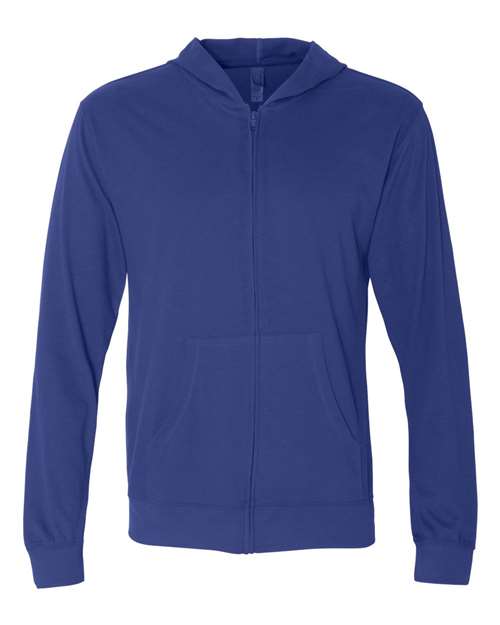 Next Level - Sueded Long Sleeve Hooded Full Zip - 6491