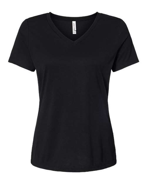 BELLA + CANVAS - Women's Relaxed Triblend Short Sleeve V-Neck Tee - 6415