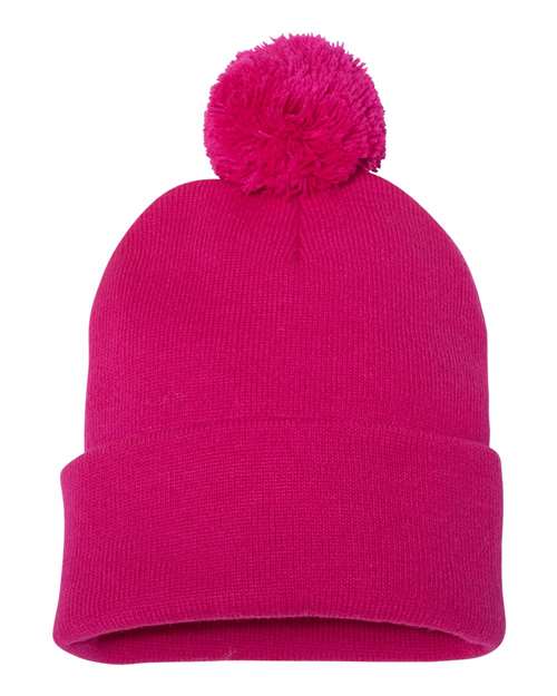 Sportsman - Tuque à pompon et revers 12" - SP15