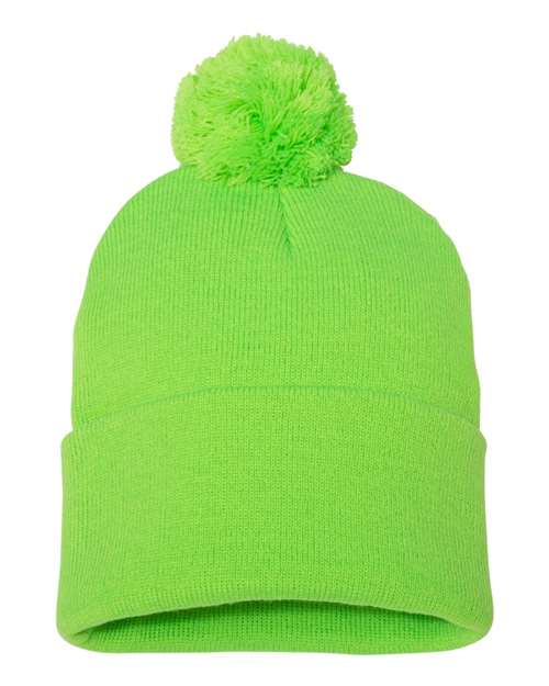 Sportsman - Tuque à pompon et revers 12" - SP15