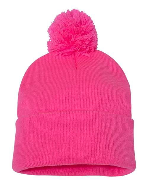 Sportsman - Tuque à pompon et revers 12" - SP15