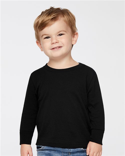 Rabbit Skins - Toddler Cotton Jersey Long Sleeve Tee - 3311