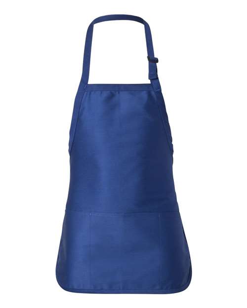 Q-Tees - Full-Length Apron with Pouch Pocket - Q4250