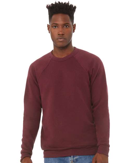 BELLA + CANVAS - Unisex Sponge Fleece Raglan Crewneck Sweatshirt - 3901
