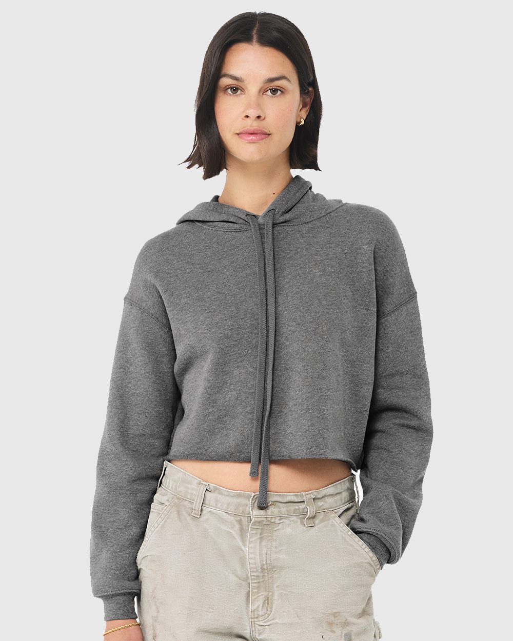 BELLA + CANVAS - Women's Crop Hoodie Sweatshirt - 7502
