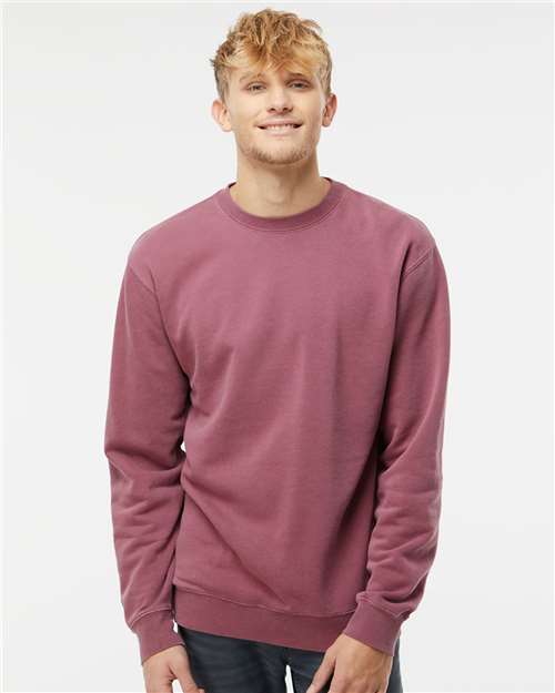 Independent Trading Co. - Midweight Pigment-Dyed Crewneck Sweatshirt - PRM3500