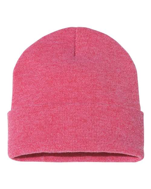 Sportsman - 12" Solid Cuffed Beanie - SP12