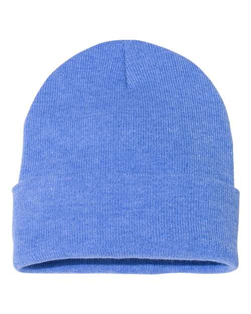 Sportsman - 12" Solid Cuffed Beanie - SP12