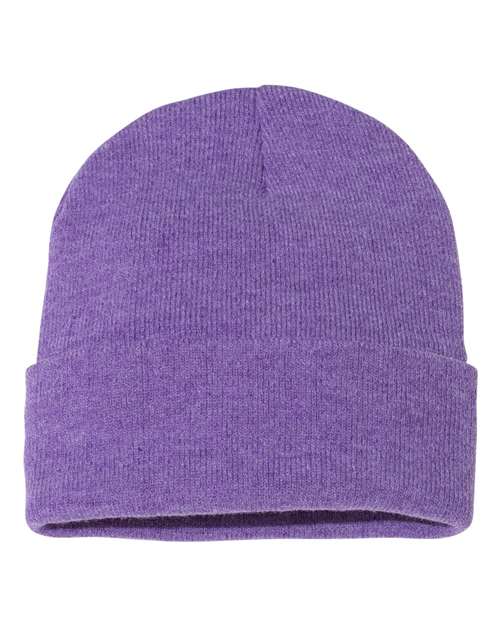 Sportsman - 12" Solid Cuffed Beanie - SP12