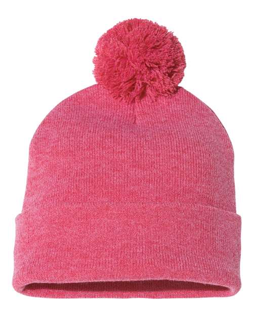 Sportsman - 12" Pom-Pom Cuffed Beanie - SP15