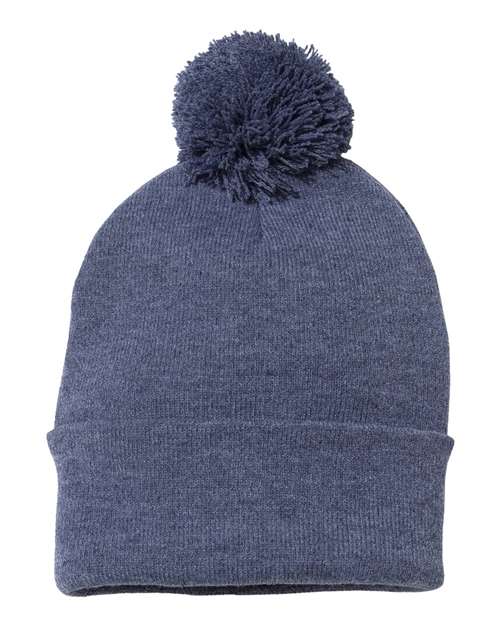 Sportsman - 12" Pom-Pom Cuffed Beanie - SP15