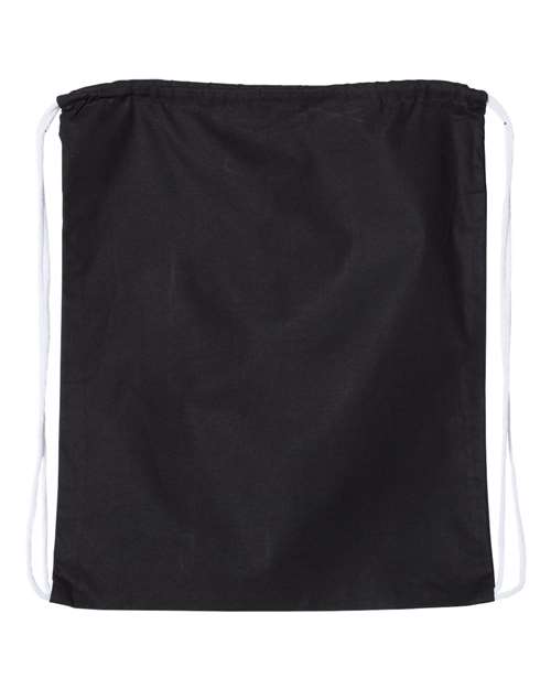 Q-Tees - Large Economical Cotton Drawstring Bag - Q4500L