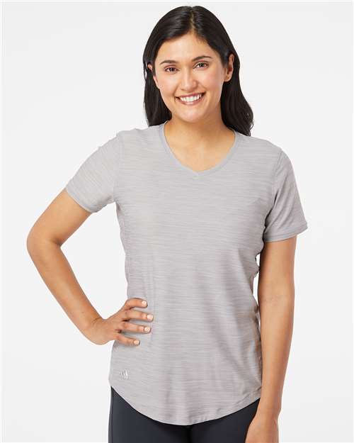 Adidas - Women's Mèlange Tech V-Neck T-Shirt - A373