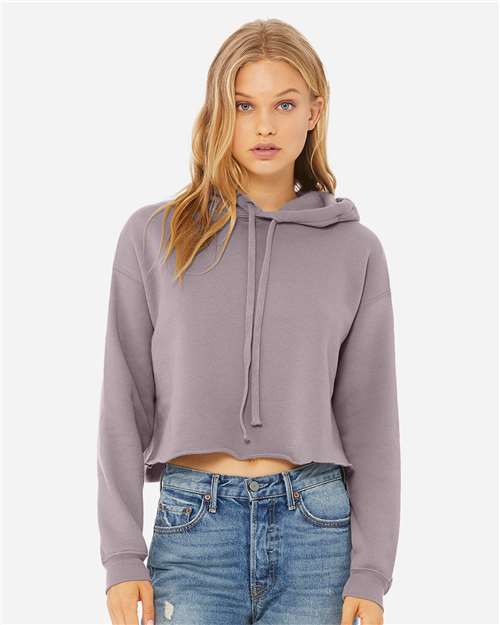 BELLA + CANVAS - Molleton court à capuchon pour femme - 7502