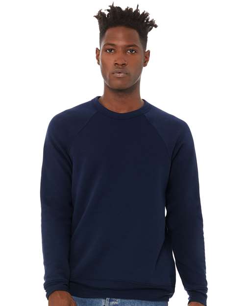 BELLA + CANVAS - Unisex Sponge Fleece Raglan Crewneck Sweatshirt - 3901