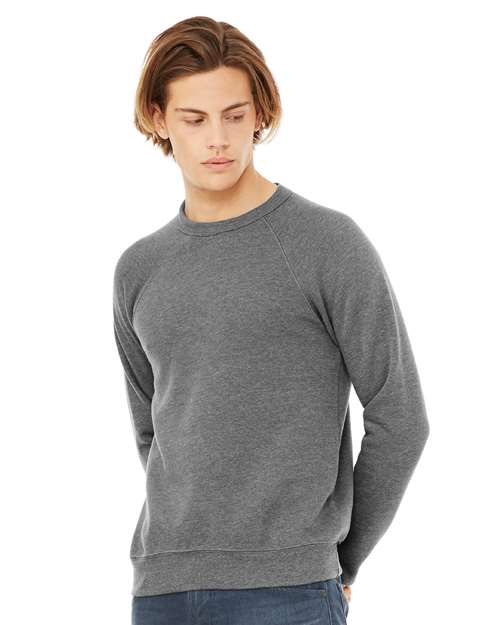 BELLA + CANVAS - Unisex Sponge Fleece Raglan Crewneck Sweatshirt - 3901