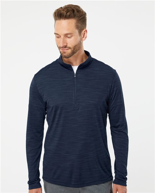 Adidas - Lightweight Mélange Quarter-Zip Pullover - A475