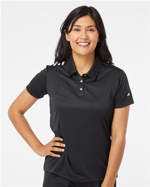 Adidas - Polo à 3 bandes à l'épaule pour femmes - A325