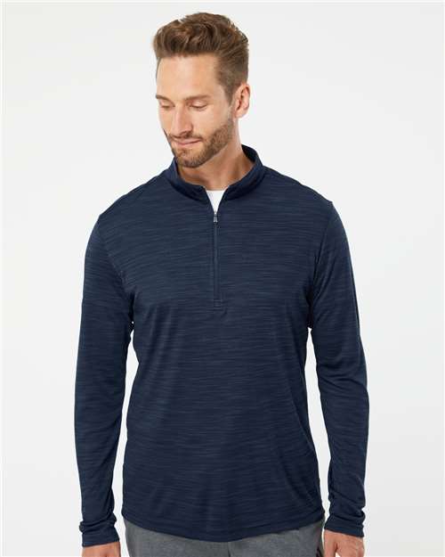 Adidas - Lightweight Mélange Quarter-Zip Pullover - A475