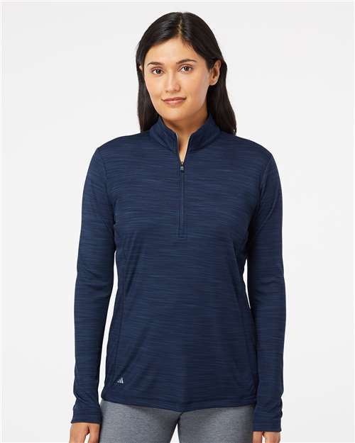 Adidas - Women's Lightweight Mélange Quarter-Zip Pullover - A476