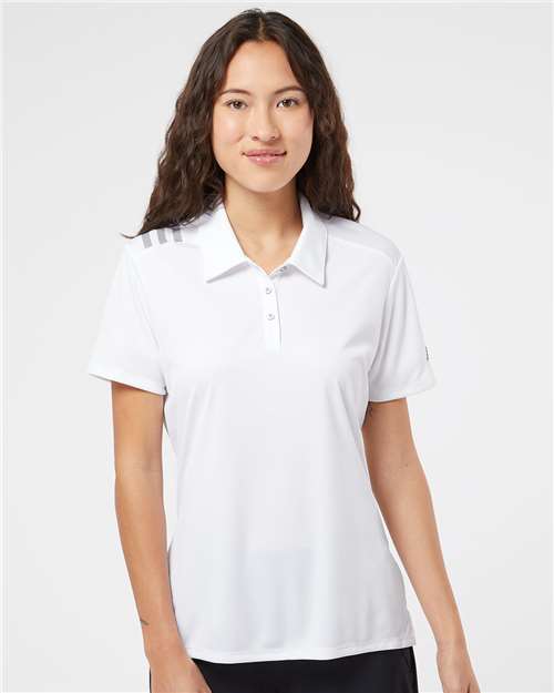 Adidas - Polo à 3 bandes à l'épaule pour femmes - A325