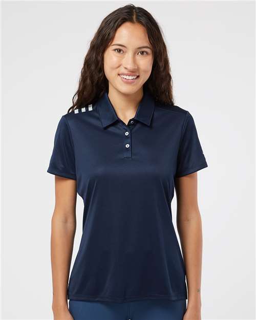 Adidas - Polo à 3 bandes à l'épaule pour femmes - A325