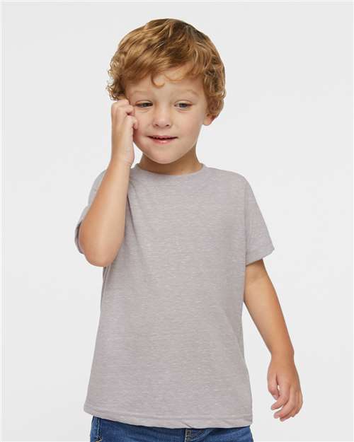 Rabbit Skins - Toddler Harborside Mélange T-Shirt - 3391