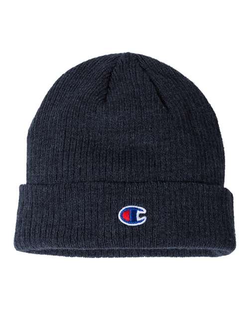 Champion - Tuque en tricot à revers côtelé - CS4003