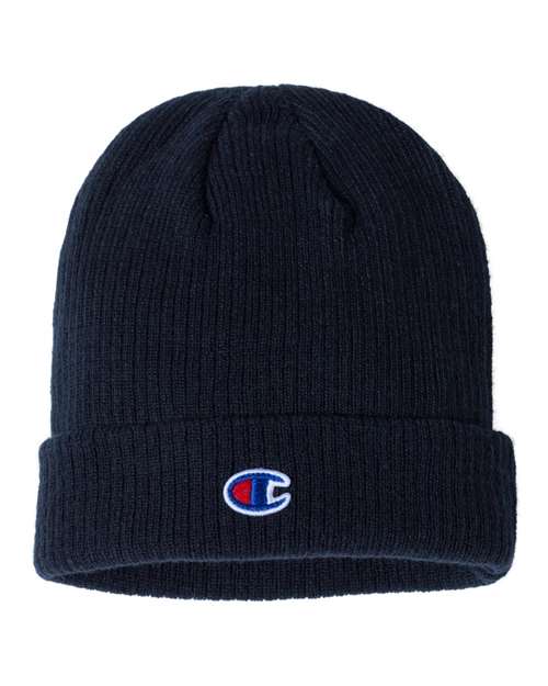 Champion - Tuque en tricot à revers côtelé - CS4003