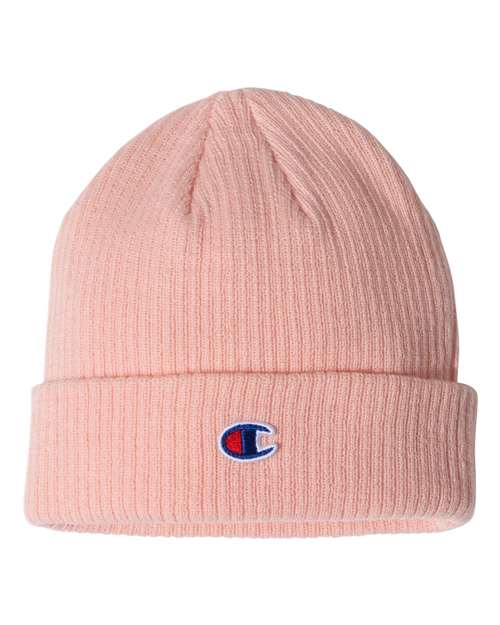 Champion - Tuque en tricot à revers côtelé - CS4003