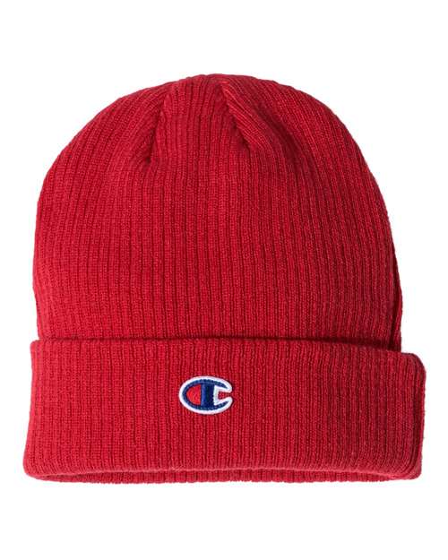 Champion - Tuque en tricot à revers côtelé - CS4003