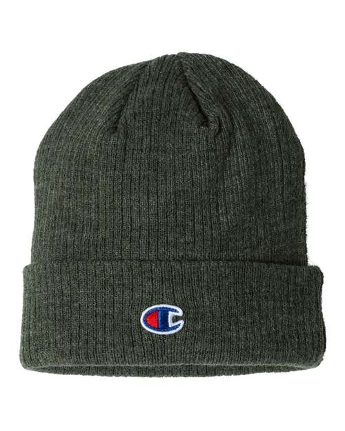 Champion - Tuque en tricot à revers côtelé - CS4003