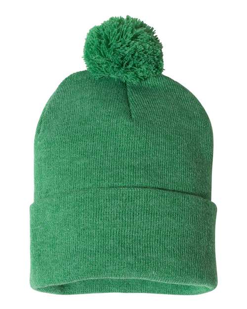 Sportsman - 12" Pom-Pom Cuffed Beanie - SP15