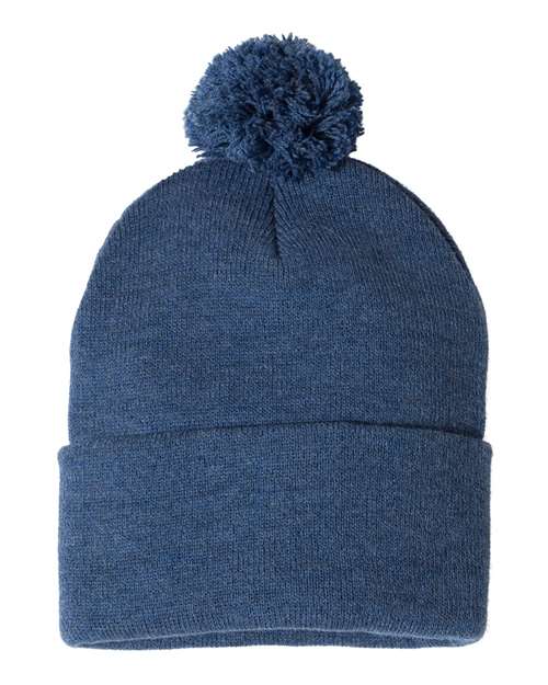 Sportsman - 12" Pom-Pom Cuffed Beanie - SP15