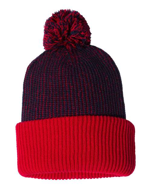 Sportsman - Tuque à pompon et revers 12" - SP70