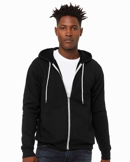 BELLA + CANVAS - Unisex Sponge Fleece Full-Zip Hoodie Sweatshirt - 3739