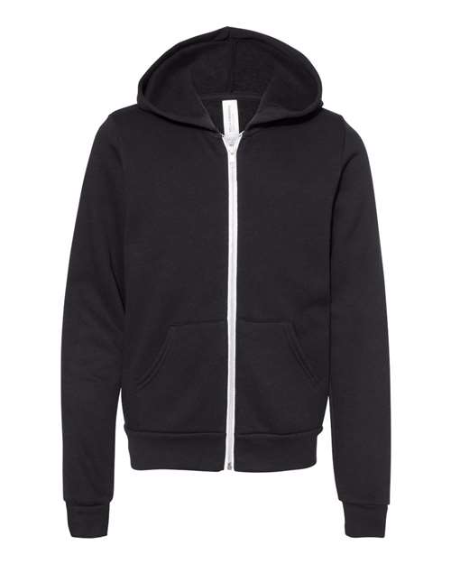 BELLA + CANVAS - Youth Sponge Fleece Full-Zip Hoodie - 3739Y