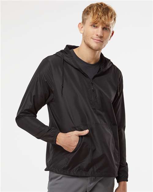 Independent Trading Co. - Unisex Lightweight Quarter-Zip Windbreaker Pullover Jacket - EXP54LWP