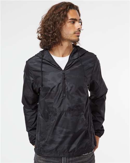 Independent Trading Co. - Lightweight Quarter-Zip Windbreaker Pullover Jacket - EXP54LWP