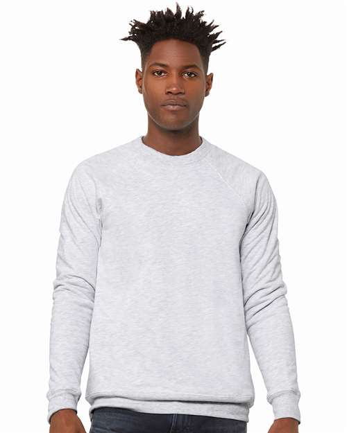 BELLA + CANVAS - Unisex Sponge Fleece Raglan Crewneck Sweatshirt - 3901