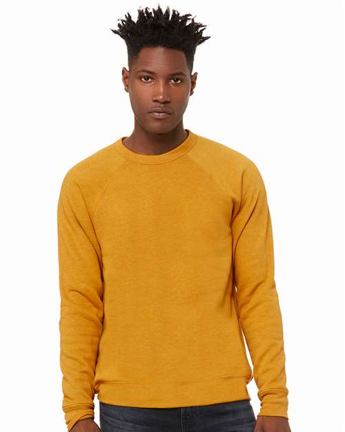 BELLA + CANVAS - Unisex Sponge Fleece Raglan Crewneck Sweatshirt - 3901