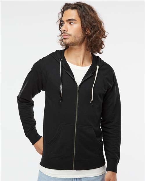 Independent Trading Co. - Icon Lightweight Loopback Terry Full-Zip Hooded Sweatshirt - SS1000Z