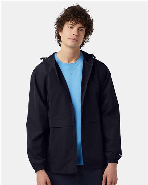 Champion - Anorak à capuchon et fermeture éclair - CO125