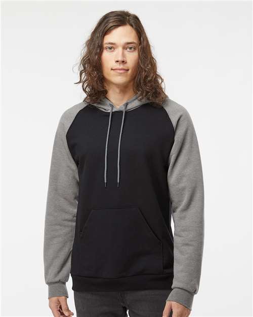 King Fashion - Fleece Raglan Hooded Sweatshirt - KF4042